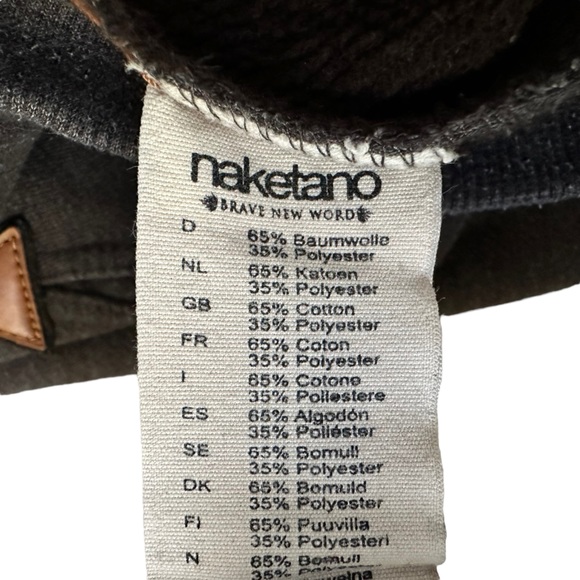 Naketano | Heathered Grey Hoodie Size XL - Picture 10 of 12